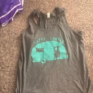 Happy Camper graphic tank
